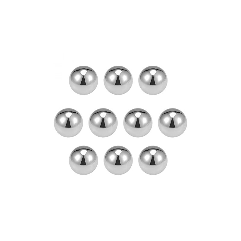 sourcing map Precision Balls 5/8" Solid Chrome Steel G25 for
