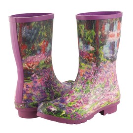 Galleria Enterprises Monet Garden Mid-Calf Rain Boot