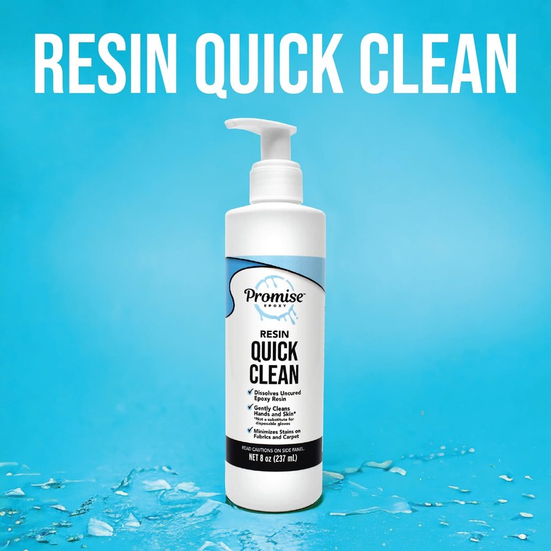 Resin Quick Clean by Promise Epoxy, 8 oz with Eco-Friendly