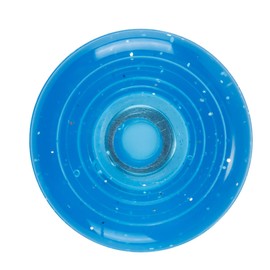 Hoite 2 Piece SetRoller Skate Toe Stoppers, Universal PU Rubber Grip Toe Stopper With Screws for Roller Skates (Clear Blue)
