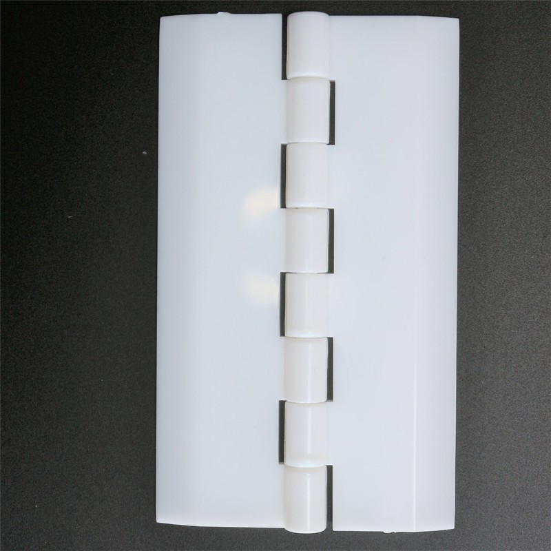 Pack of 2 x White Acrylic Hinges 75mm x 45mm