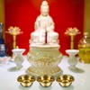 7Pcs Golden Buddhist Offering Cups - Copper Water Bowls for