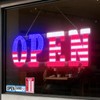 Open Signs for Business, USA Flag 41"x15" Extra Large Light