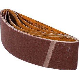 BGS Diy 80822 Sanding Belt Set for Belt Sanders 75 x 533 mm K 40-60 - 80-120 - 240 | 5 Pieces