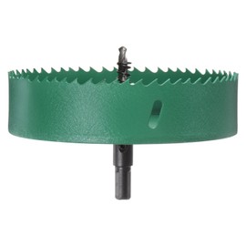 HARFINGTON Bi-Metal Hole Saw 140mm (5-1/2") M42 HSS (High Speed Steel) Hole Saw Drill Bit Cutter for Wood Plastic Metal Sheet Plasterboard