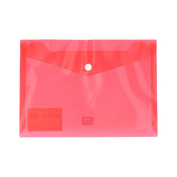 TTO Document Wallet Polypropylene A5 180μm Red
