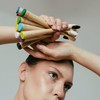 MABLE Two Pack Bamboo Toothbrush for Adult | Charcoal Infused