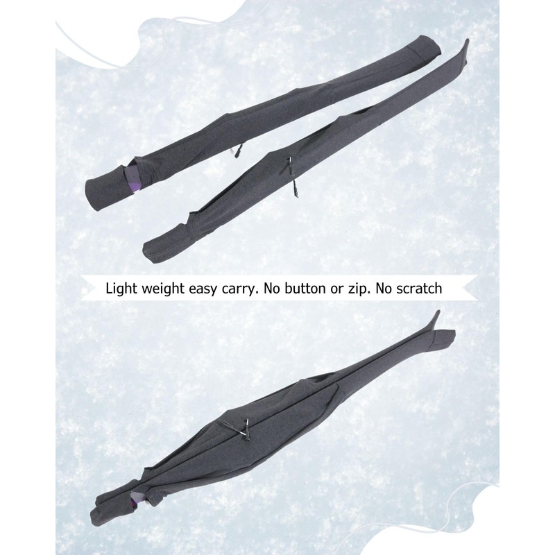 MONS Ski Knit Case Sole Cover Ski Case with Brake