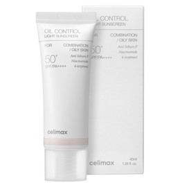 셀리맥스 오일 컨트롤 라이트 선크림 SPF50+ PA++++, 40ml, 1개 Celimax Oil Control Light Sunscreen SPF50+ PA++++, 40ml, 1 Piece