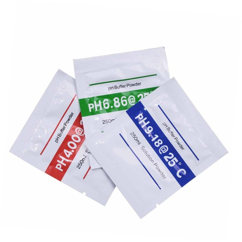 TEHAUX 2sets Ph Calibration Ph Buffer Powder Ph Meter Accessory