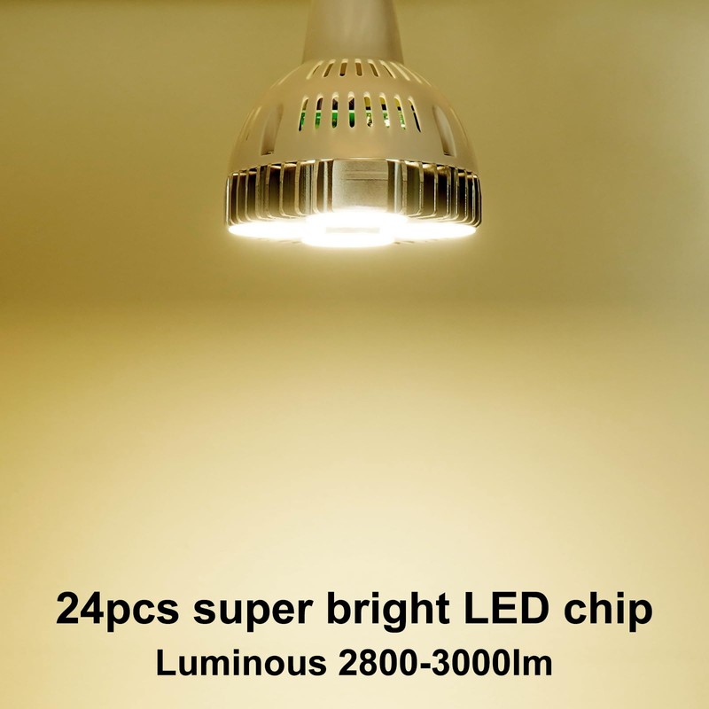 Aolyty 35w (75W Equivalent) PAR30 Long Neck LED Bulb 2800lm