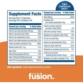 Bariatric Fusión Multivitamin Cirugía Bariatrica 180 Cápsulas