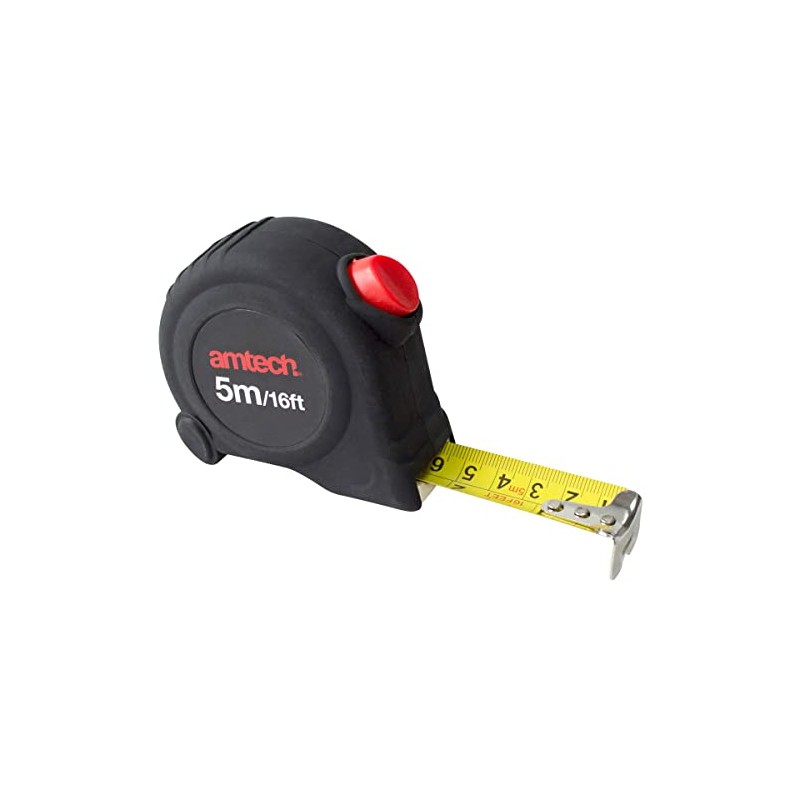 Amtech P1265 5m x 25mm Self-Locking Measuring Tape