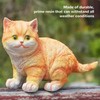 Outdoor Garden Decor Cat Statues Kitten Ornaments Gardening Decorations Gardening