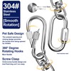 Dog Leads for Yard, 70ft Tie Out Runner Steel Wire