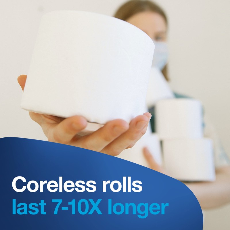Tork Coreless Spindle Adapter for Home-style Toilet Paper Holders, Installs