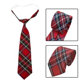 MEISH Men's Scottish Tartan Neck Tie Royal Stewart Plaid Neck Tie Perfect Scottish Highland Neck Tie for Men
