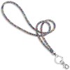 Soleebee Card Holder Lanyard Bling Rhinestone Lanyard with Key Ring