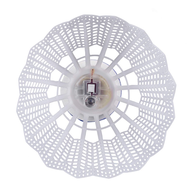Relaxdays Shuttlecock Luminous Set of 8 LED Badminton Balls HxD