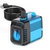 Fountain Submersible Water Pump: 50W Small Sump Pump for Outdoor