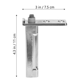 Bisagras de metal 1 pieza para puerta de refrigerador, bisagra de pivote para puerta de refrigerador, bisagras de resorte de aleación de zinc para congelador, bisagras de metal en la parte superior