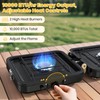 2 Burner Camping Propane Stove, Portable Folding Propane Stove with