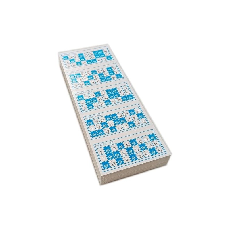 Pandiui23 620 Die Cut Bingo Cards for Traditional Bingo with