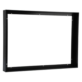 Akfado Floater Frame for 24x24 Canvas Paintings, DIY Metal Canvas Floating Frame for Portrait Landscape Oil Paintings, Canvas Frame for Art Show Gallery Wall Home Office Living Room Decor (Black)