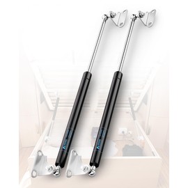 ARANA Gas Struts for Heavy Lid 20 inch, 150 lbs Heavy Duty Shock with Brackets, Hydraulic Lift Support Springs for Trap Door Muphy Bed Trailer Lid(Fits 135-165 lbs Lid), 2 Pcs