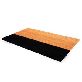 Fab Habitat Extra Thin Doormat | Entryway Door mat for Patio, Front Door | Decorative All-Season | Black Belt | Non-Slip | 18" x 60" x 0.60"