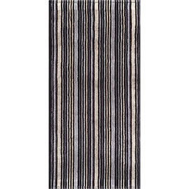 Egeria 34001 COMBI Stripes Hand Towel 50 x 100 cm, Terrycloth, anthracite, 50 x 100 cm
