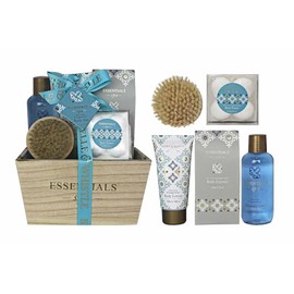 Gift Set for Women | Bath Products Aloe Vera & Peppermint | Original Gift Idea | Ideal for Birthday Mum | Basket for Beauty, Care and Wellbeing | Essentials Spa by Gloss!