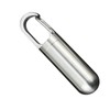 Pill Box Keychain,Stainless Steel Waterproof Pill Organizer for Outdoor Travel