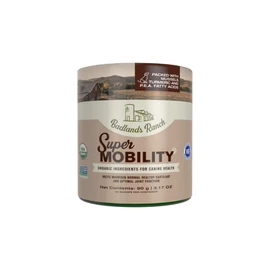 Badlands Ranch by Katherine Heigl- Super Mobility Canine Supplement Organic Ingredients Helps Maintain Healthy Cartilage, Optimal Joint Function (90 Grams, 30 Scoops)