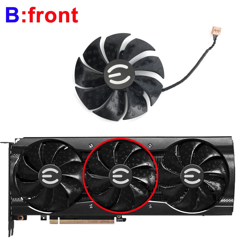PLA09215S12H Graphics Card Fan for EVGA RTX 3070 3080 Ti