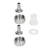 Stainless Steel Beer Keg Coupler Connector Fitting Beer Line Connector