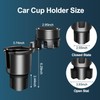 Car Cup Holder Expander Adapter with 360 Degree Rotation, Adjustable