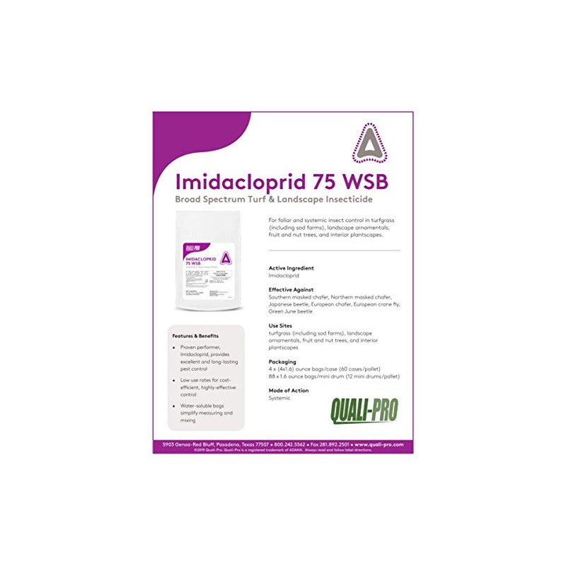 Imidacloprid 75 WSB Generic Merit 75 WSB 4 x 1.6