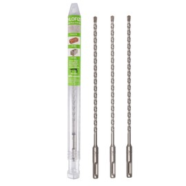 HLOFIZI 7/32" x 12" Masonry Drill Bit 7/32 Inch SDS Plus Hammer Concrete Drill Bit for Block, Brick, Stone, 3 Pack