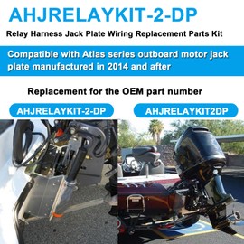 AHJRELAYKIT-2-DP Relay Harness Jack Plate Wiring Replacement Kit Compatible with Atlas Series Outboard Motor Hydraulic Jack Plates 2014 to Present
