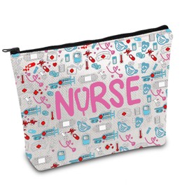 FOTAP Nurse Makeup Bag Nurse Accessories ER Nurse Gift Nurse Survival Kit ICU Nurse Gift ER Nurse Gift Nurse Appreciation Gift Graduation Gift (NURSE P)