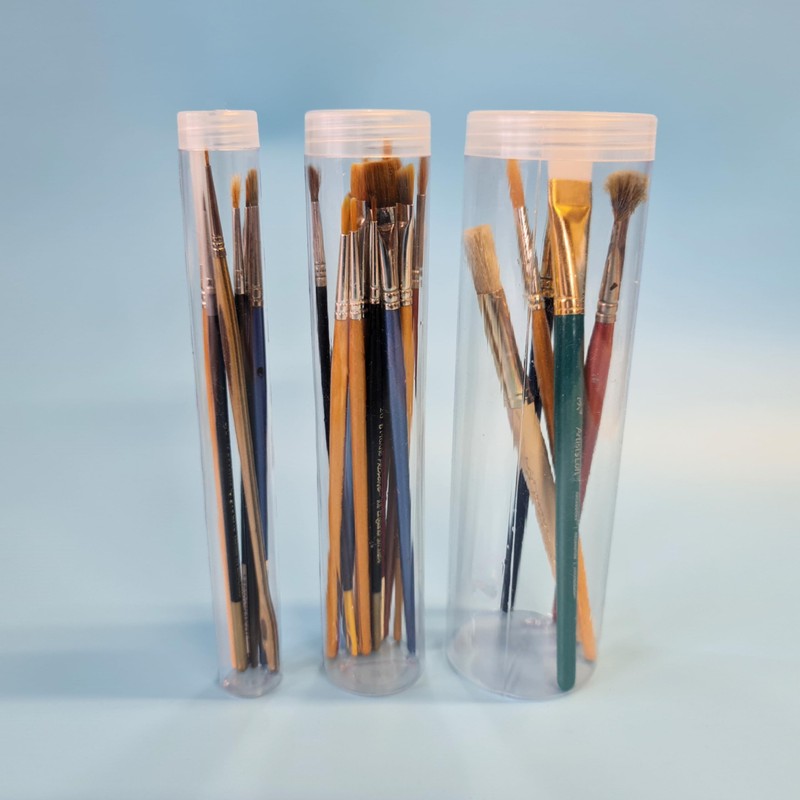 SHC Web Pack of 3 Clear Brush Tubes - Artists