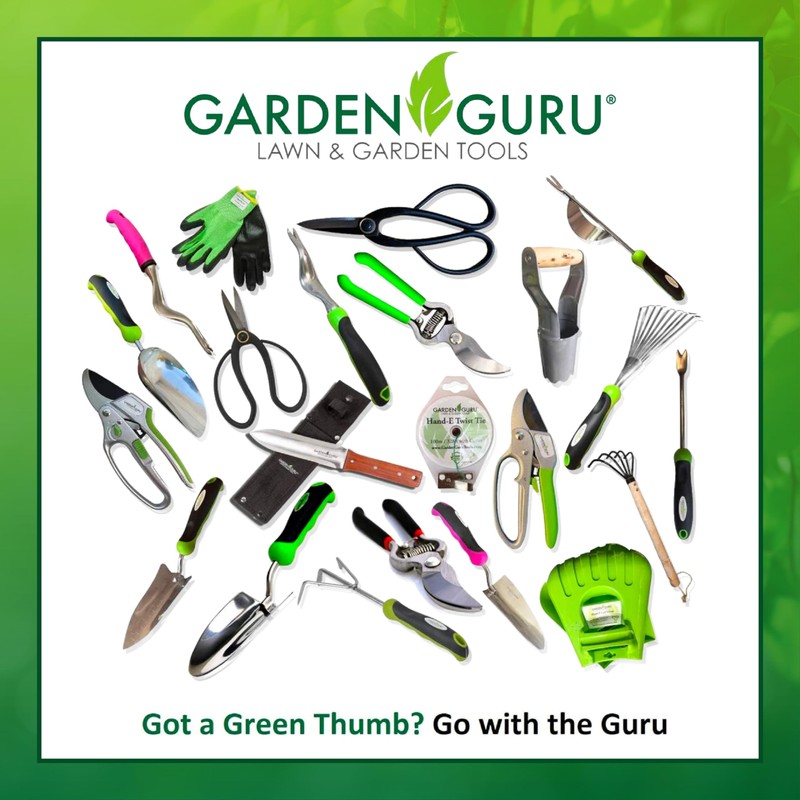 Garden Guru Titanium Hand Weeder Fork Tool – Rust Resistant