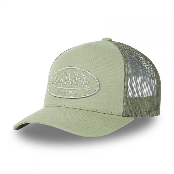 Von Dutch Men's & Women's Adjustable Cap, Original and Comfortable Trucker Cap, Green, Size One Size, Green