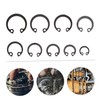 CHILDWEET 1set Retaining Snap Ring External C-clips Shaft Retaining Ring