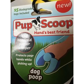 Lynnx43 15 Biodegradable, DOG WASTE POOP BAGS With Holder . Keep Hands Clean !