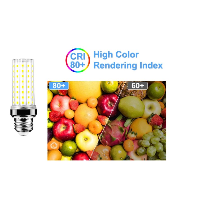 ANYPOWK 12W LED Corn Light Bulb - Equivalent 100W Incandescent,