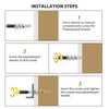 JINTANG Plasterboard Dowels, 40 Pieces, Self-Drilling Plasterboard Dowel Metal with