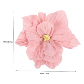 10 Bouquet Crepe Paper Pompoms Craft Background Archway Flowers Large Paper Flowers Crepe Paper Boho Party Decorations Pompoms Blossom Folds Bridal Fabric