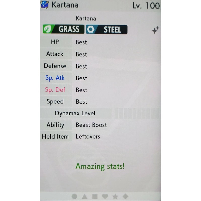 Pokémon ✨Shiny✨ Ultra Worm Hole Kartana For Pokémon Sword &